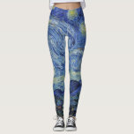 Starthatten av Van Gogh Leggings<br><div class="desc">Starjkväll av Van Gogh. Besök min butik om du vill ha mer intressant design och fler valmöjligheter för färg. => zazzle.com/iwheels*</div>