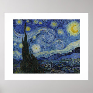 Starthatten av Van Gogh Poster