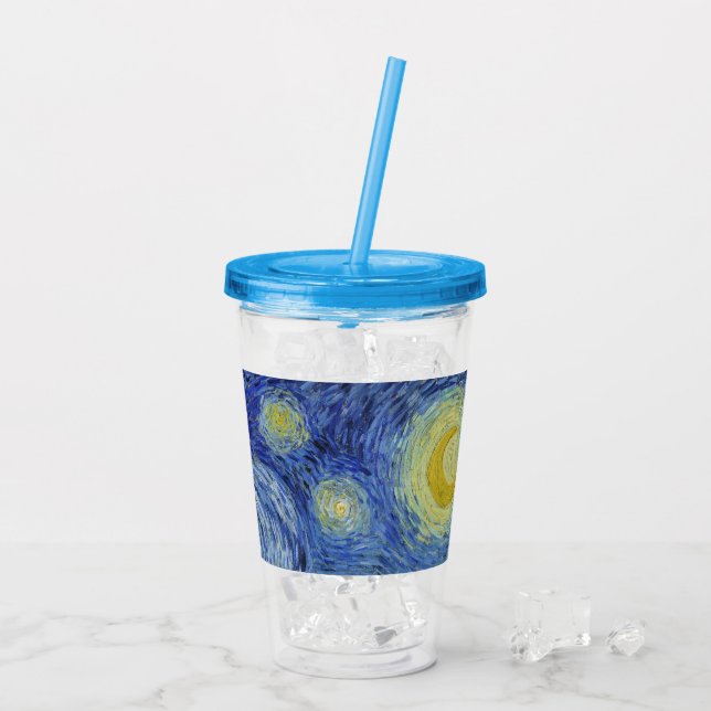 Starthatten av Van Gogh Take Away Mugg (Baksida Ice)