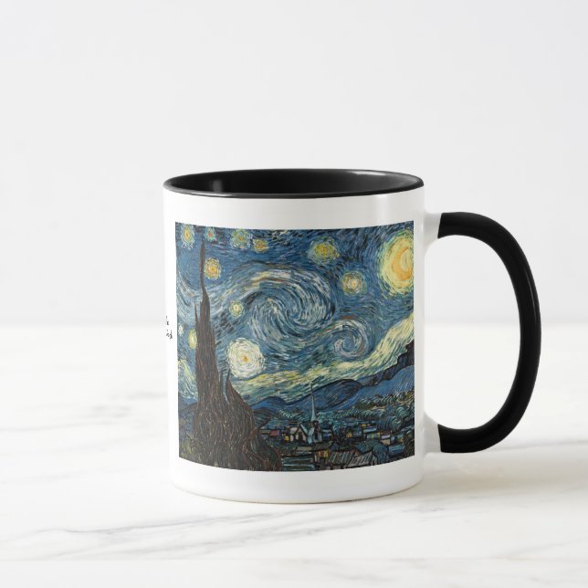 Starthatten av Vincent van Gogh Mugg (Höger)