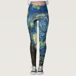 Starthundar - Vincent Van Gogh Art Leggings<br><div class="desc">Leggins.</div>