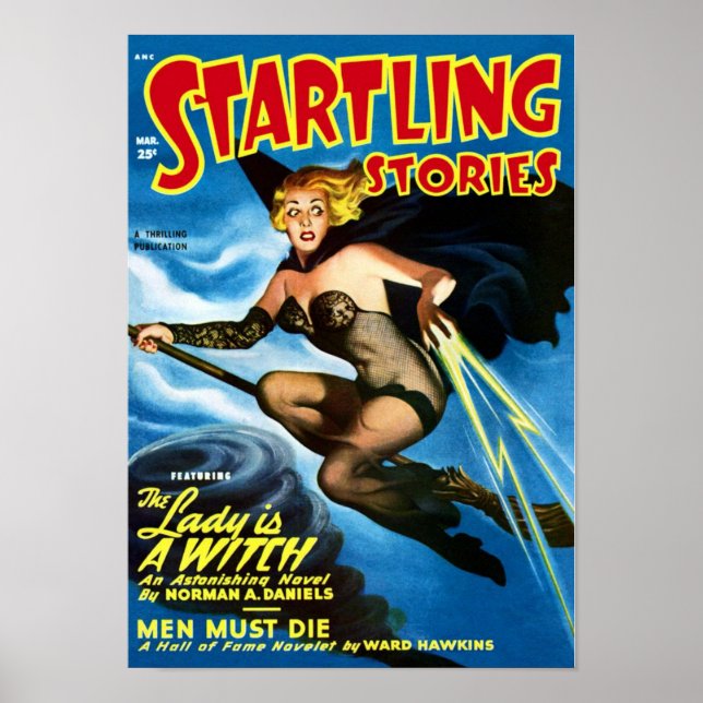 Starting Stories - Dam är en Witch Poster (Framsidan)