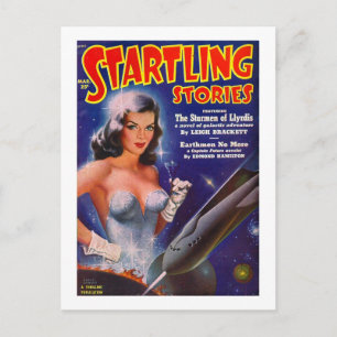 Startling Stories Mars - Vintage SciFi Serietidnin Vykort