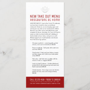 Startmeny för Restaurang hemma - ny temp-meny Meny