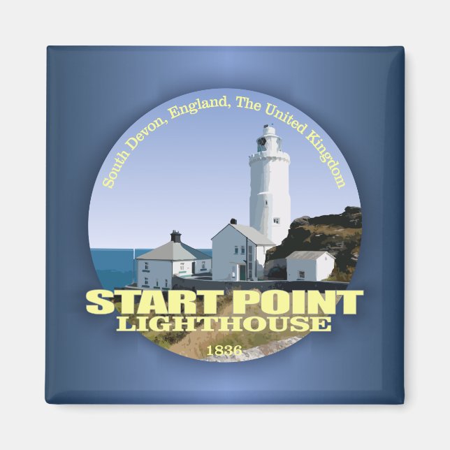 Startpunktens fyr magnet (Framsidan)