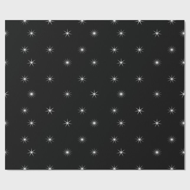 Starts white on black presentpapper (Platt)