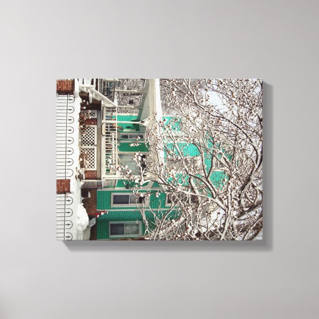 Startsida för Helgdagar på arbetsytan Canvastryck (Framsida)