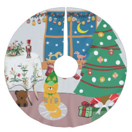 Startsida för Helgdagarna Illustration Julgransmatta Borstad Polyester