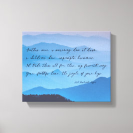 Startsidan för dina fotsteg | Nya Kärlek Dikt Canvastryck