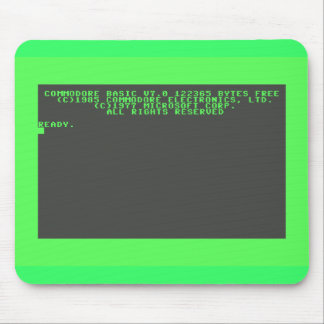 Startup skärm för kommendör 128 musmatta