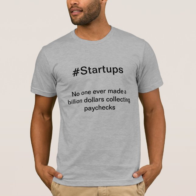 #Startups T-shirt (Framsida)