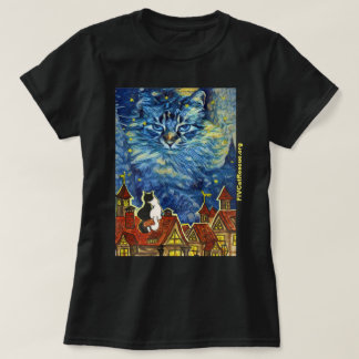 Startvikt Nattkatt med plats för kvinnor T- Shirt T