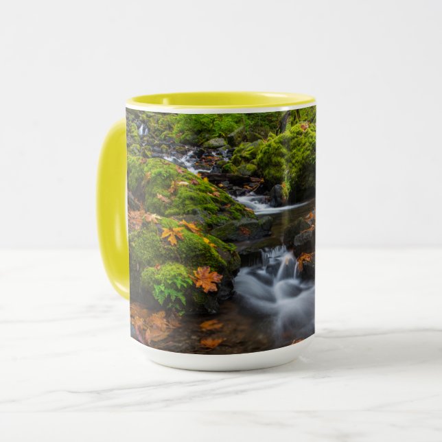 Starvation Creek Falls | Columbia Gorge, Oregon Mugg (Framsida vänster)