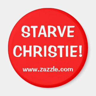 STARVE CHRISTIE MAGNET