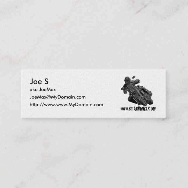 starVmaxvisitkortdesign Mini Visitkort (Framsida)