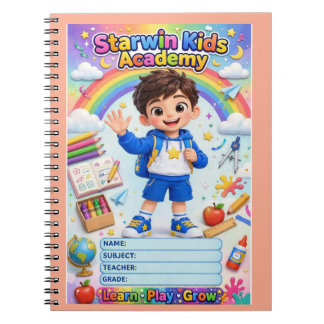 Starwin kids Academy Spiral anteckningsböcker