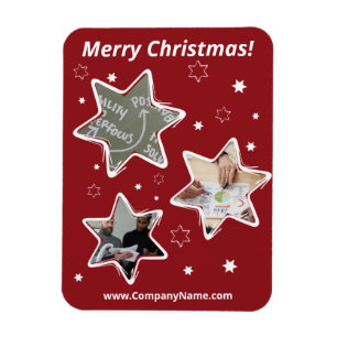 Stary Anpassningsbar Photos Red Life Coach jul Magnet