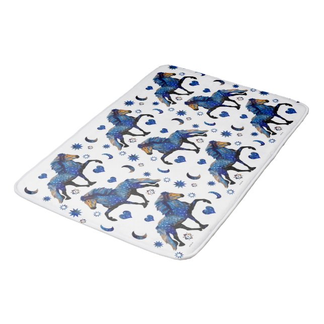 Stary Night Charismatic Tolting Islands häst Badrumsmatta (Vinklad)