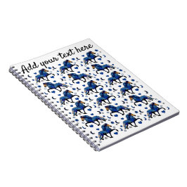 Stary Night Islands Horse Anteckningsbok