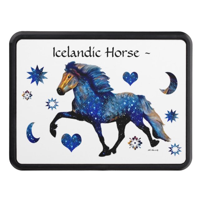 Stary Night Islands Horse med Stars Dragkroksskydd (Framsidan)