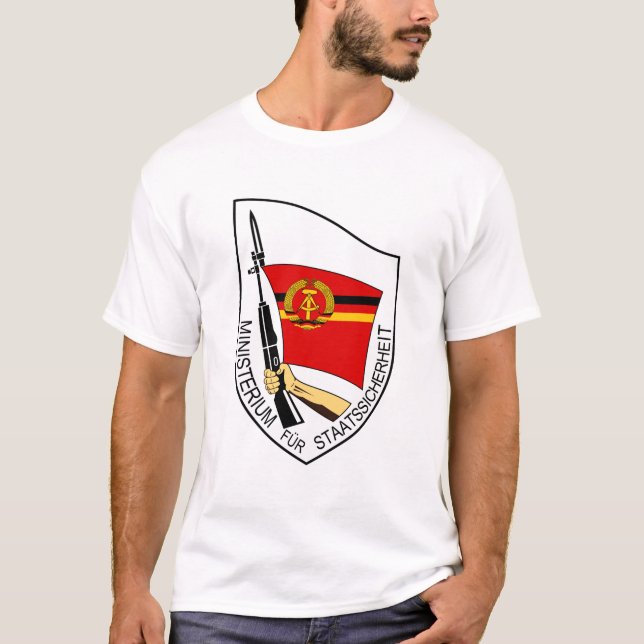 Stasi - DDR (Deutsche Demokratische Republik) T Shirt (Framsida)