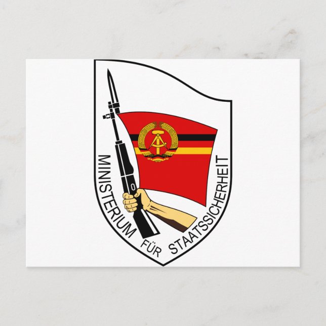 Stasi - DDR (Deutsche Demokratische Republik) Vykort (Framsida)