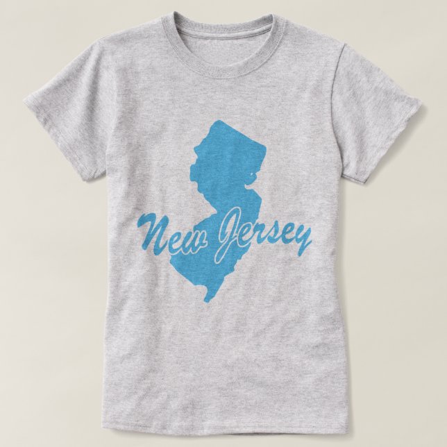 Stat i New jersey Shape T-shirt (Design framsida)
