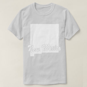 Stat i New mexico Shape T-shirt