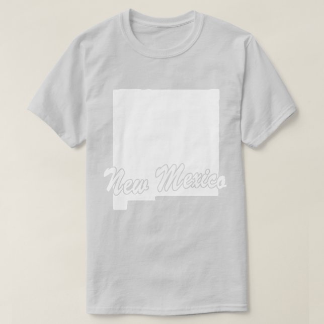 Stat i New mexico Shape T-shirt (Design framsida)