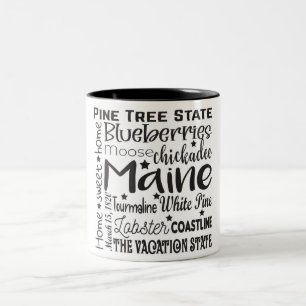 Stat/Maine Två-Tonad Mugg