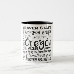 Stat/Oregon Två-Tonad Mugg