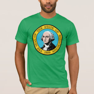 Stat Washingtonflagga Tee