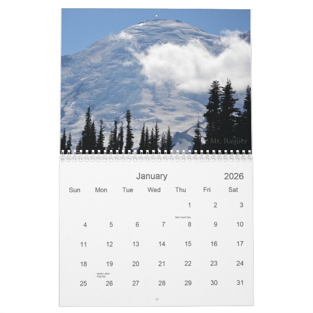 Stat Washingtonkalender 2013 Kalender (Jan 2026)
