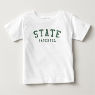STATE Baseball (Grönt) T-Shirt