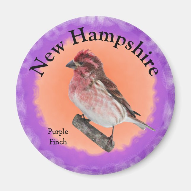 State Bird of New Hampshire Magnet (Framsidan)