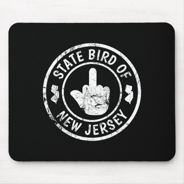 State Bird Of New Jersey Middle Finger Funny Distr Musmatta (Framsidan)