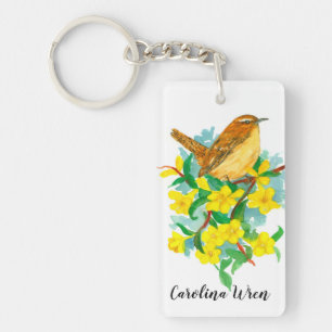 State Bird of South Carolina Wren Jessamine Nyckelring
