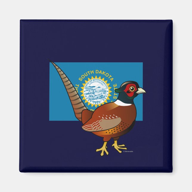 State Birdorable of South Dakota: Common Pheasant Magnet (Framsidan)