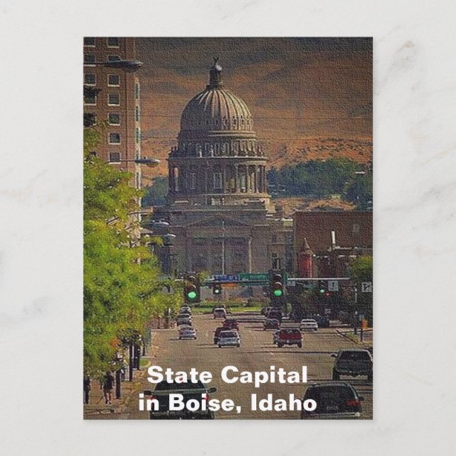 State Capital in Boise, Idaho Vykort (Framsida)