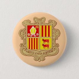 State Emblem of Andorra Historic Co-Principality Knapp