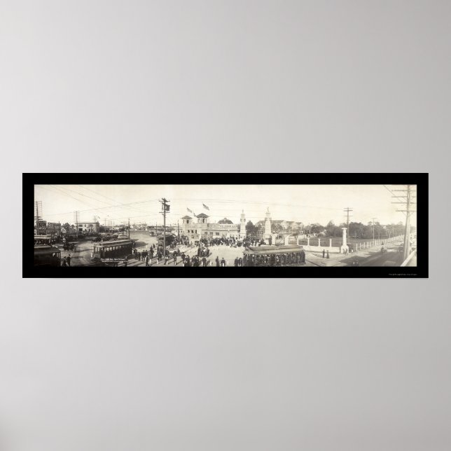 State Fair Dallas TX Photo 1908 Poster (Framsidan)