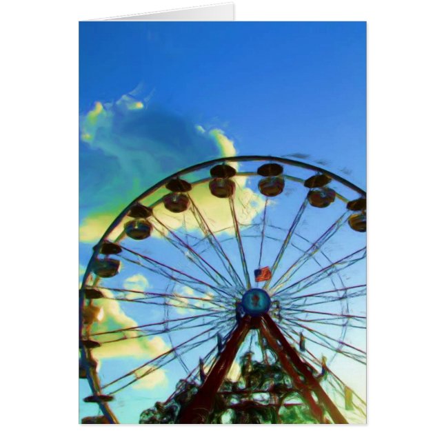 State Fair Ferris Wheel, Indianapolis, Indiana Hälsningskort (Framsidan)