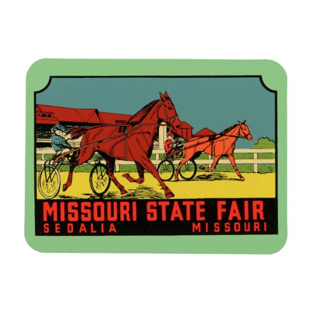 State Fair Sedalia Missouri Magnet (Horisontell)