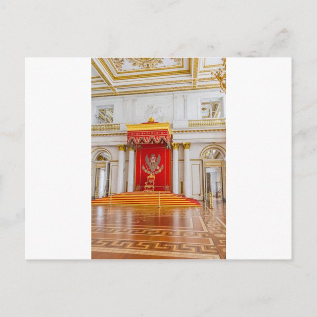 State Hermitage Museum St Petersburg Ryssland Vykort (Framsida)