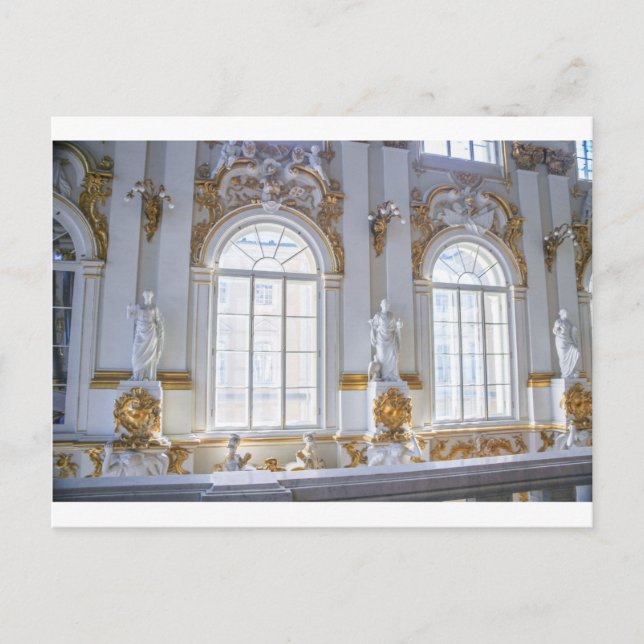 State Hermitage Museum St Petersburg Ryssland Vykort (Framsida)