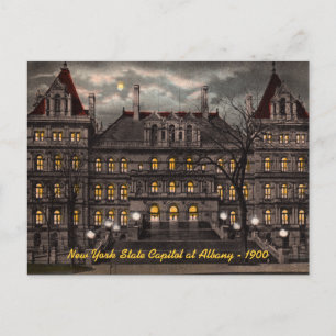 State Huvudstad Albany NY PostCard Vykort