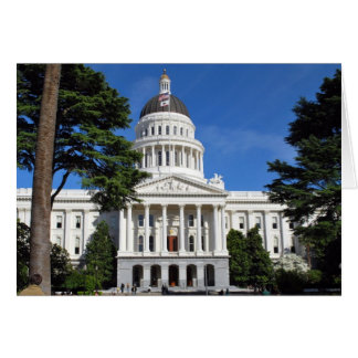 State Huvudstad Byggnad - Sacramento CA Hälsningskort