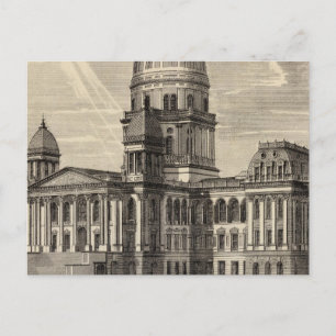 State Huvudstad byggnad, Springfield, Ill Vykort