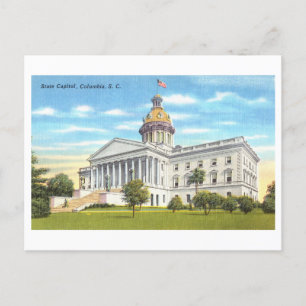 State Huvudstad i Columbia, South Carolina Vykort
