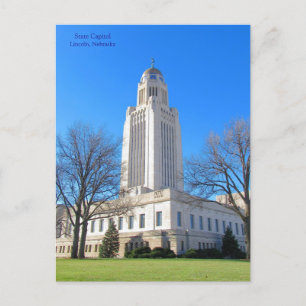 State Huvudstad Lincoln, NE-vykort bäst2 Vykort